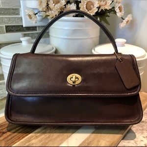 Vintage Coach Geometric Clutch #9044